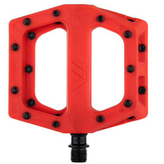 DMR V11 Plastic 9/16 Inch Platform Bike Pedals Red - RACKTRENDZ