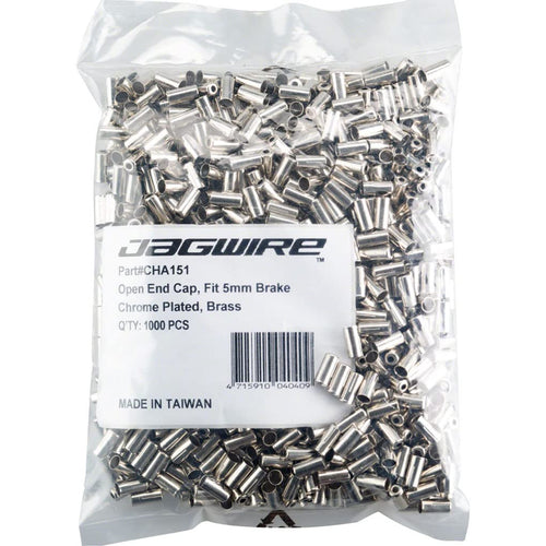 Jagwire Unisex Adult's Cable Tips, Chrome, One Size - RACKTRENDZ