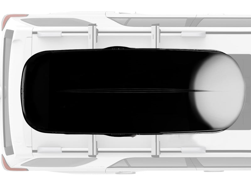 Chargez l&#39;image dans la visionneuse de la galerie, Coffre de toit aérodynamique à profil bas Yakima GrandTour Lo avec couple amovible, trappe optimisée et plancher aplati pour voitures et breaks
