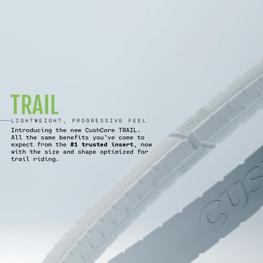 CushCore Trail Single - Bicycle Tire Insert, For All Riders, Designed for Flat Prevention, Lightweight Design, Helps Improve Ride Quality, Fits 2.1"-2.6" Tires (Single, 29”) - RACKTRENDZ