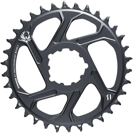 SRAM 32T X-Sync 2 SL Direct Mount Eagle Chainring 3mm Boost Offset, Lunar Gray - RACKTRENDZ