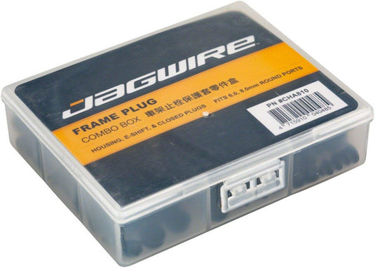 Jagwire Unisex_Adult Frame Plug Combo Box Spare Parts, Black, One Size - RACKTRENDZ