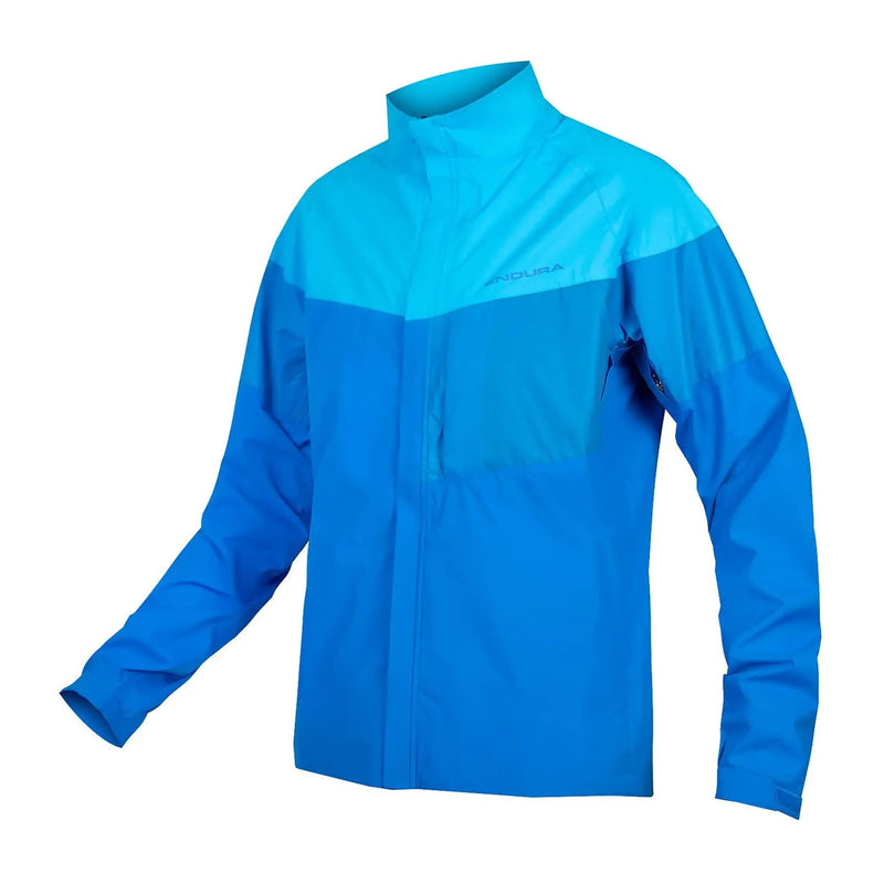 Chargez l&#39;image dans la visionneuse de la galerie, Endura Men&#39;s Urban Luminite Cycling Jacket II - Hi-Viz, 2.5-Layer Waterproofing Jacket Hi-Viz Blue, Large - RACKTRENDZ
