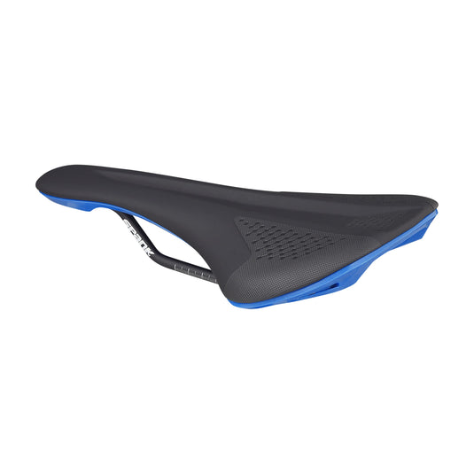 Spank Spike 160 Unisex Adult MTB Saddle (Black Blue), Bicycle Seat for Men Women, Bicycle Saddle, Waterproof Seat with Ergonomic Zone Concept - RACKTRENDZ