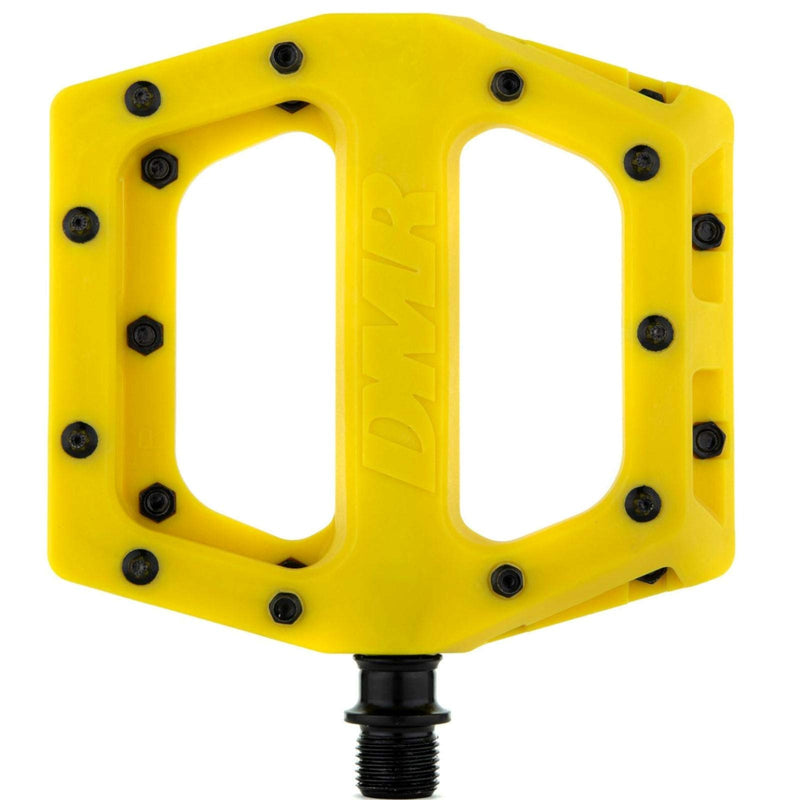 Chargez l&#39;image dans la visionneuse de la galerie, DMR V11 Plastic 9/16 Inch Platform Bike Pedals Yellow - RACKTRENDZ
