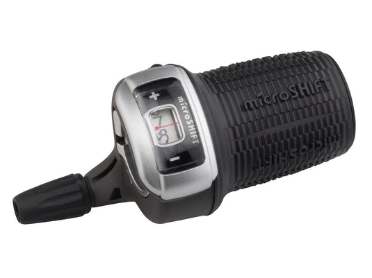 Microshift DS85 Right Twist Shifter, 9-Speed, Optical Gear Indicator, Shimano Compatible - RACKTRENDZ