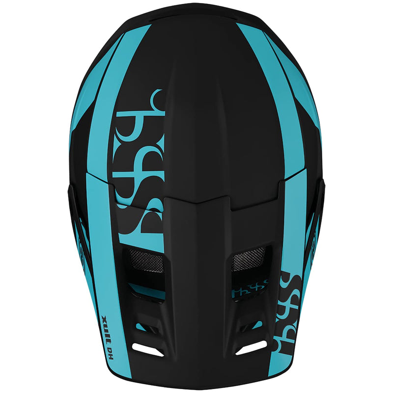 Chargez l&#39;image dans la visionneuse de la galerie, IXS Xult DH Unisex Adult Mountain Bike/E-Bike/BMX Full Face Helmet, Blue Lagoon, Medium - RACKTRENDZ
