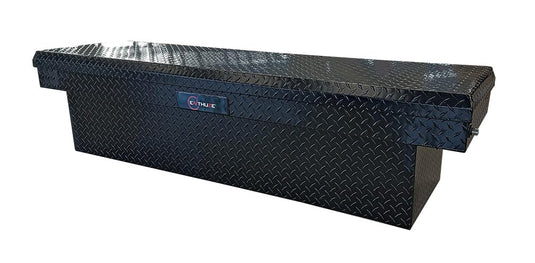 Enthuze Black Truck Bed Toolbox with Push Button Release