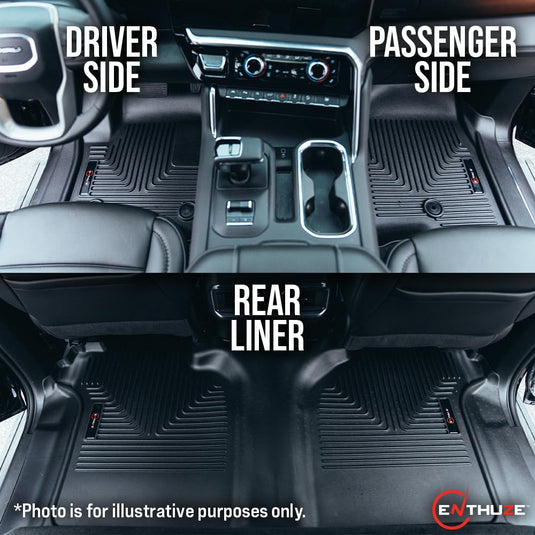 Enthuze Custom Floor Liners for 2022-2025 Toyota Tundra CrewMax