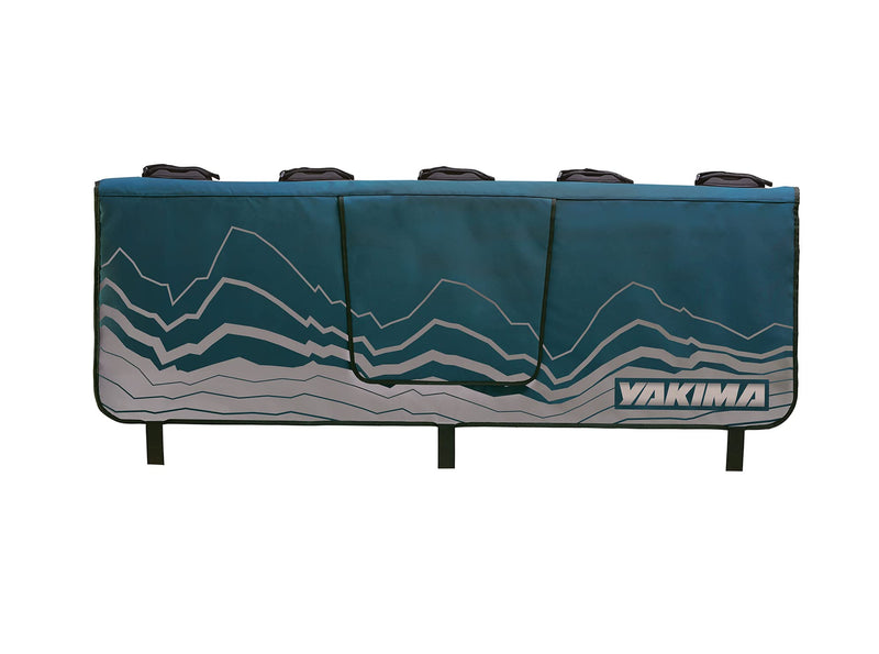 Load image into Gallery viewer, Yakima Gatekeeper Full Size Truck Bed Medium Tailgate Bike Pad, Cascade Blue
