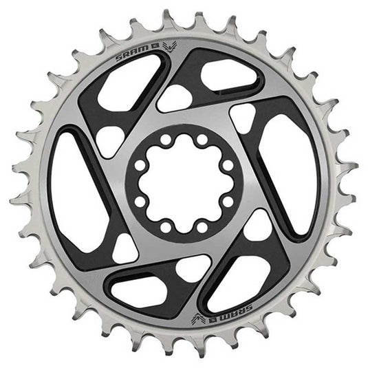 SRAM, Eagle T-Type DM XX SL 0mm Offset, Chainring, Teeth: 36, Speed: 12, BCD: Direct Mount, Aluminum, Black - RACKTRENDZ