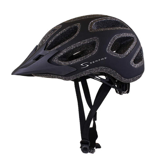 Serfas HT-600/604 Incline Enduro Helmet (Matte Black, S/M) - RACKTRENDZ