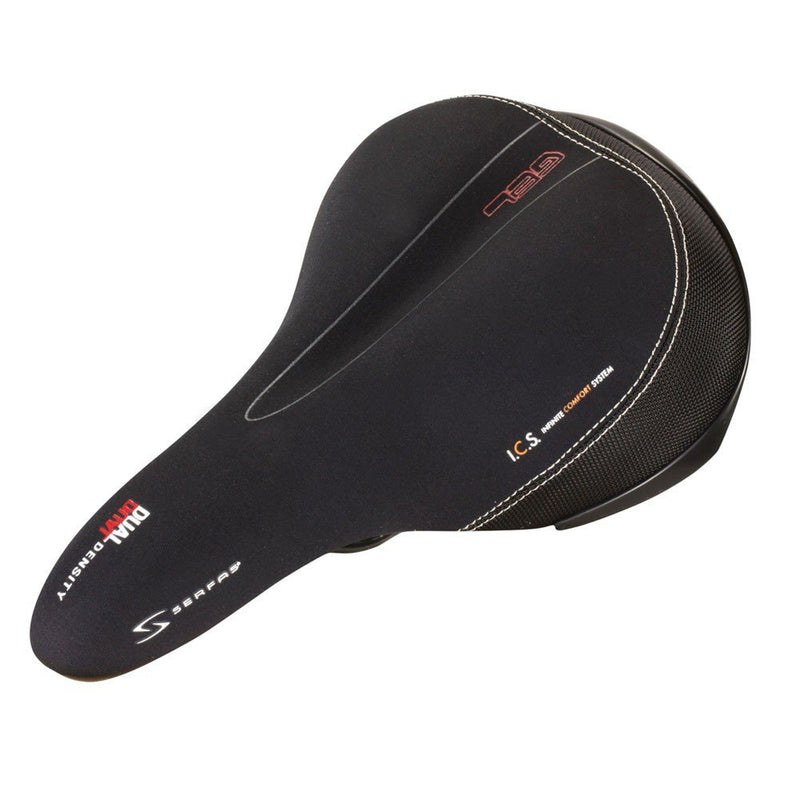 Chargez l&#39;image dans la visionneuse de la galerie, Serfas Dual Density Men&#39;s Bicycle Saddle - RACKTRENDZ
