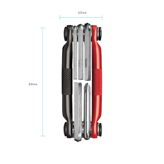 OUTIL MULTIFONCTION CRNKBRO M5 NOIR/ROUGE