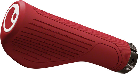 Ergon New GS1 EVO Ergonomic Bike Handlebar Grips, Chili Red/Small - RACKTRENDZ