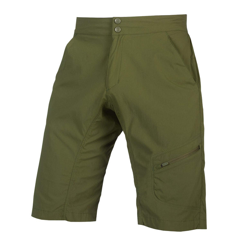 Chargez l&#39;image dans la visionneuse de la galerie, Endura Men&#39;s Hummvee Lite Mountain Bike Baggy Cycling Short Olive Green, Large - RACKTRENDZ
