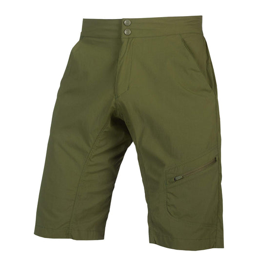 Endura Men's Hummvee Lite Mountain Bike Baggy Cycling Short Olive Green, Large - RACKTRENDZ