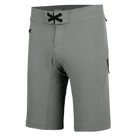 IXS M Flow Xtg Shorts Grey - Practical Lightweight Men's MTB Gravel Shorts, Size - RACKTRENDZ