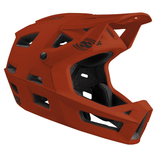 IXS Unisex Trigger FF MIPS Helmet (Burnt Orange,M/L)- Adjustable with Compatible Visor 58-62cm Adult Helmets for Men Women,Protective Gear with Quick Detach System & Magnetic Closure - RACKTRENDZ