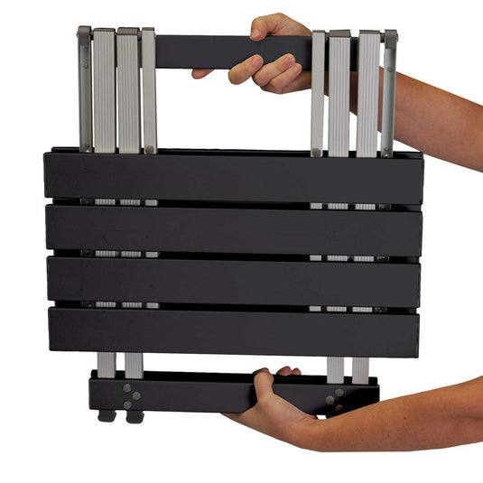TABLE DE CAMPING COMPACTE 20 NOIRE CHROME