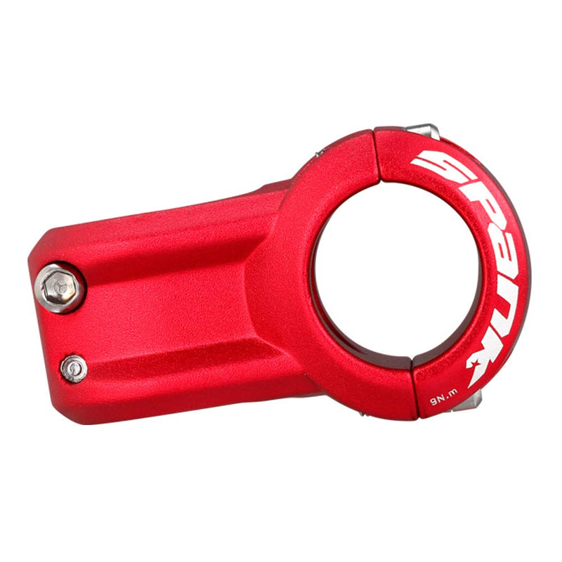 Chargez l&#39;image dans la visionneuse de la galerie, Spank Spoon 2 Freeride All-Mountain Enduro MTB Bicycle Stem (Red), Lightweight and Strong Alloy Stem for Mountain Bike, Mountain Bike Stem Short Handlebar, Stem for Most Bicycle, Cycling - RACKTRENDZ
