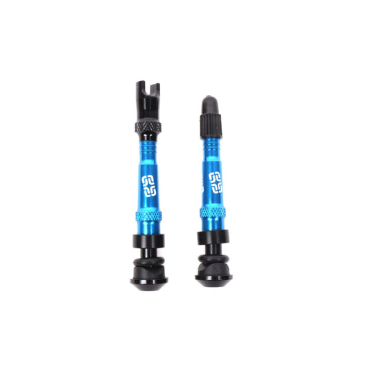 e*thirteen High Volume Aluminum Tubeless Valves 40mm, Blue - RACKTRENDZ