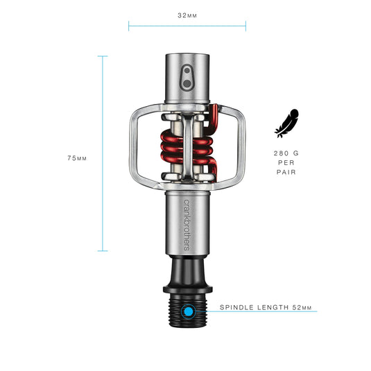 CRANKBRO EGGBTR 1 PDL ROUGE SPRN