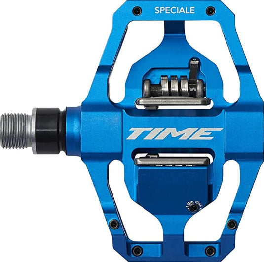 TIME, Speciale 12, Pedals, Body: Aluminum, Spindle: Steel, 9/16'', Blue, Pair - RACKTRENDZ