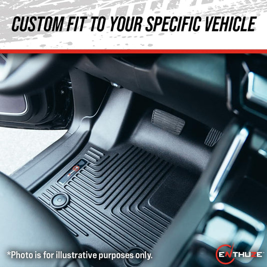 Enthuze Custom Floor Liners for 2022-2025 Toyota Tundra CrewMax