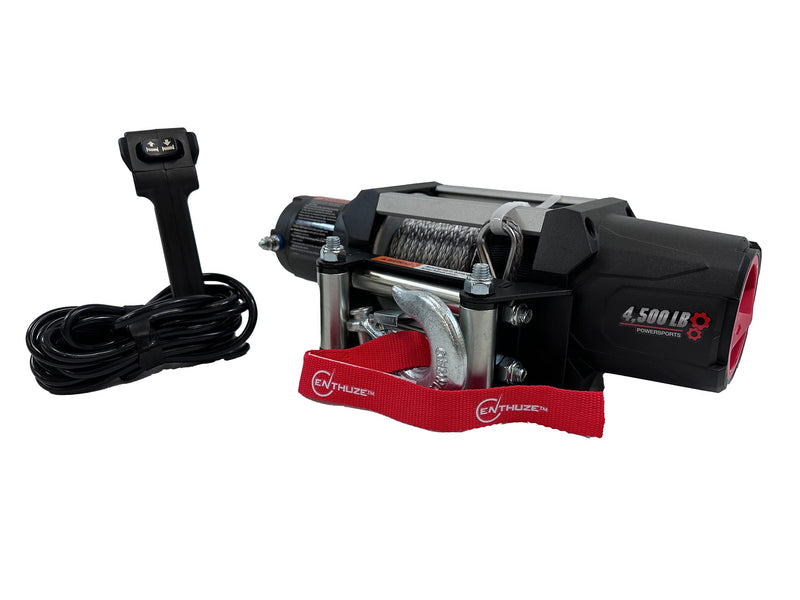 Load image into Gallery viewer, Enthuze 4500 LB Electric Winch for UTV &amp; Powersports
