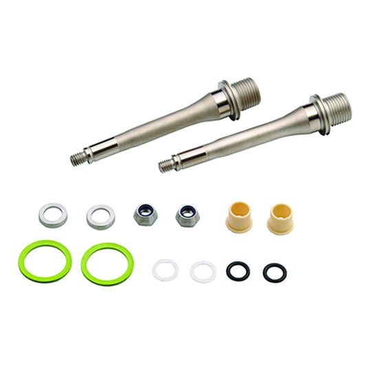 Spank Spike/OOZY Pedal (2015) Axle Rebuild Kit Cycling Equipment, Silver & Black - RACKTRENDZ