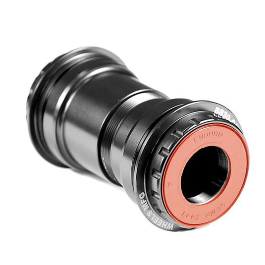Wheels Manufacturing BB30 to Outboard Bottom Bracket with Abec 3 Bearings, Black, SRAM 24/22mm Spindle - RACKTRENDZ