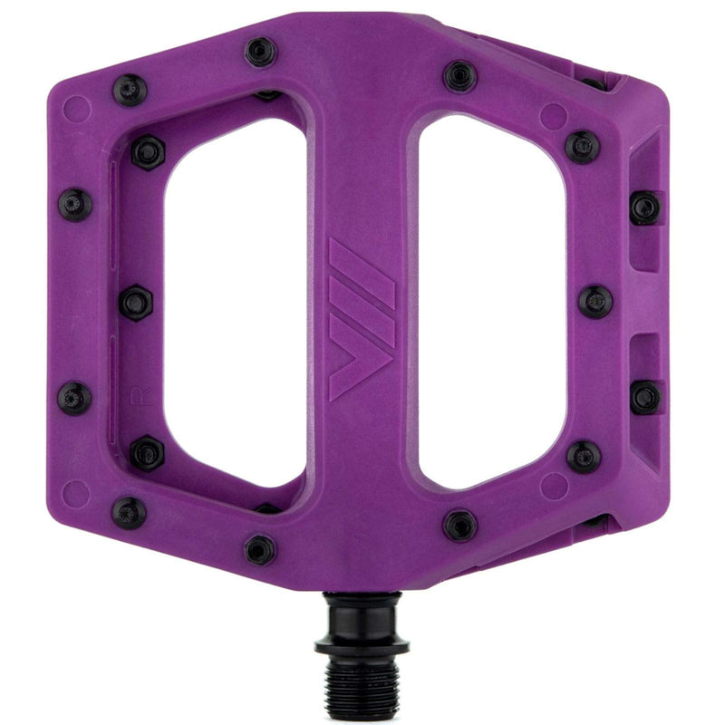 Chargez l&#39;image dans la visionneuse de la galerie, DMR V11 Plastic 9/16 Inch Platform Bike Pedals Purple - RACKTRENDZ
