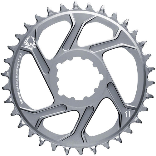 SRAM Unisex's X-Sync 2 Direct Mount 3mm Offset Boost Eagle Chainring, Polar Grey, 30t - RACKTRENDZ