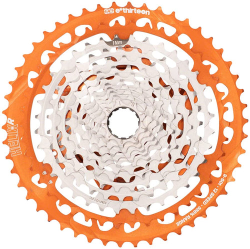 e*thirteen Helix R Cassette - 12-Speed, 9-50t, Naranja - RACKTRENDZ