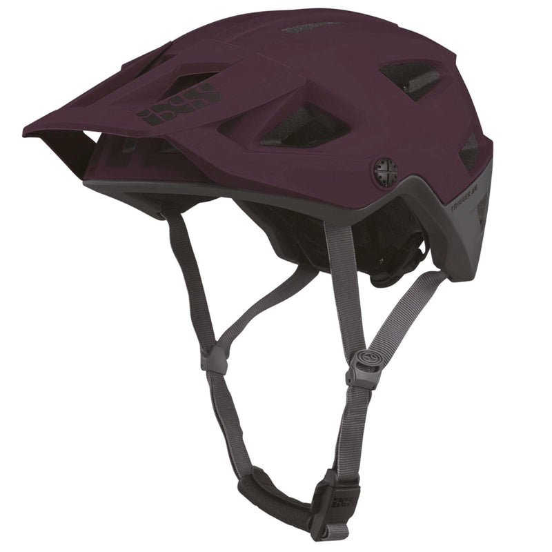 Chargez l&#39;image dans la visionneuse de la galerie, IXS Trigger AM Grape SM Helmet (54-58 cm) Jet MTB/E-Bike Unisex Adult - RACKTRENDZ
