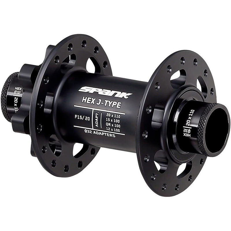 Load image into Gallery viewer, Spank HEX J-Type F15/20 Front Hub Black - RACKTRENDZ
