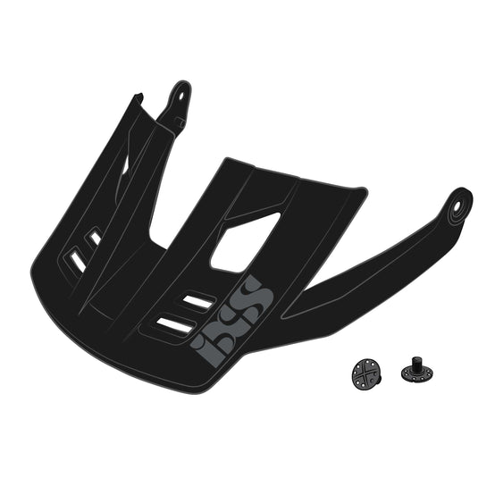 iXS Visor + pins Trigger FF Black XS - RACKTRENDZ