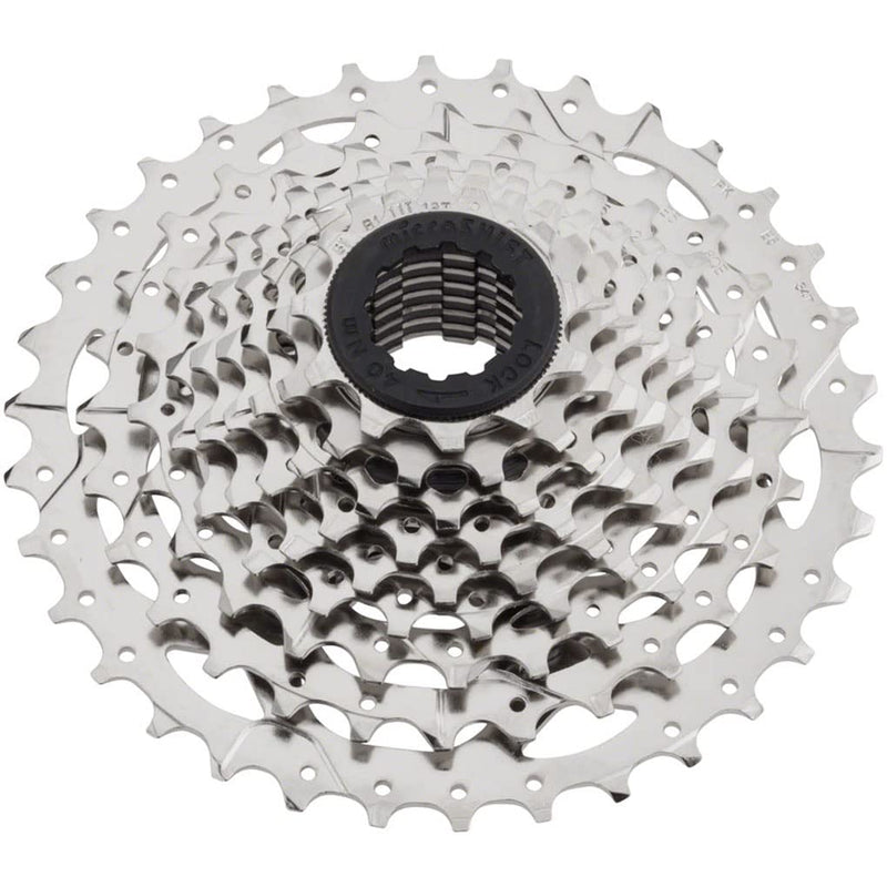 Load image into Gallery viewer, Microshift H09 Cassette - 9 Speed, 11-34t, Silver, Nickel Plated - RACKTRENDZ
