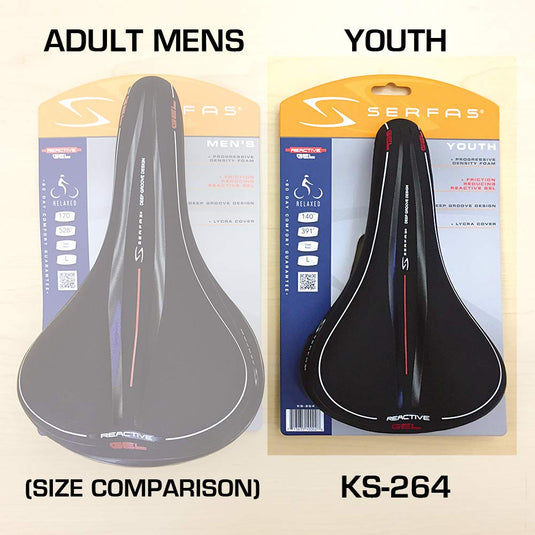 Serfas Youth Bicycle Saddle - RACKTRENDZ