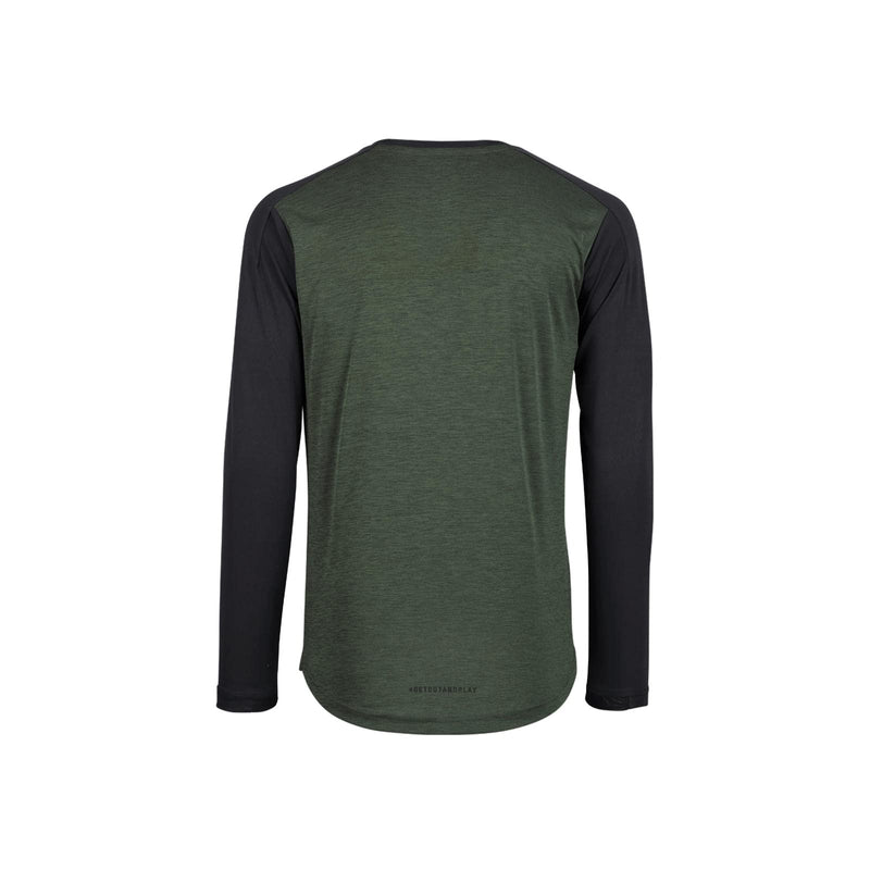 Load image into Gallery viewer, IXS Flow X MTB Jersey Long Sleeve Olive / Black, olive, XL - RACKTRENDZ
