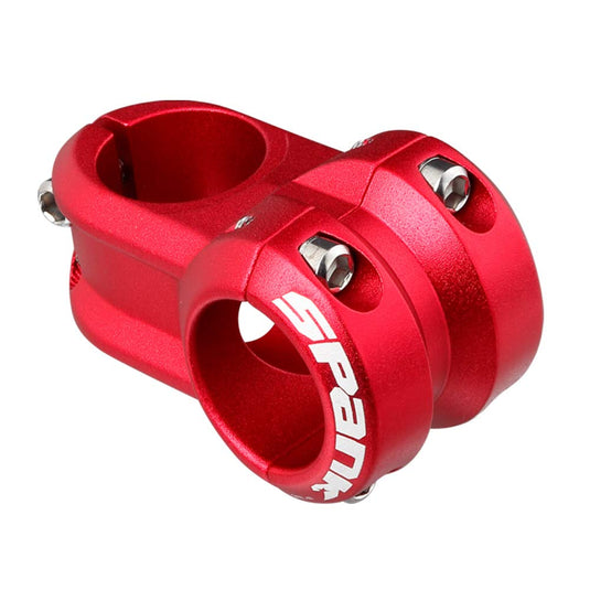 Spank Spoon 2 Freeride All-Mountain Enduro MTB Bicycle Stem (Red), Lightweight and Strong Alloy Stem for Mountain Bike, Mountain Bike Stem Short Handlebar, Stem for Most Bicycle, Cycling - RACKTRENDZ