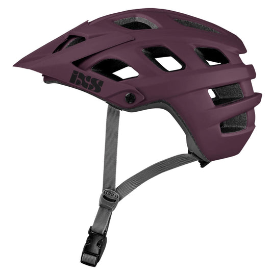 ixs enduro mtb-helm trail evo grape IXS Trail Evo Grape SM Helmet (54-58 cm) Jet MTB/E-Bike Unisex Adult