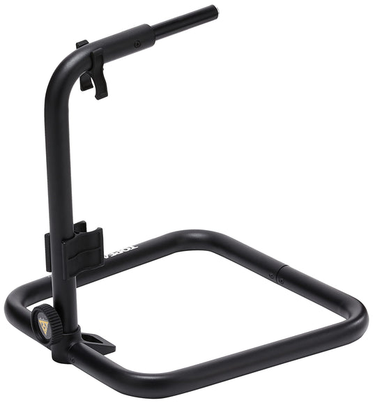 Topeak FlashStand MX Bike Stand, for Washing/Display/Storage/Maintenance, Black (40 x 40 x 8 cm / 15.7” x 15.7” x 3.1” (Folded) 40.5 x 39.5 x 38 cm / 15.9” x 15.6” x 15” (Open)) (68001120) - RACKTRENDZ