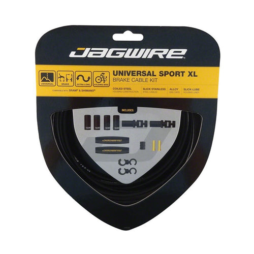 Jagwire Universal Sport Brake Cable XL Black Black - RACKTRENDZ