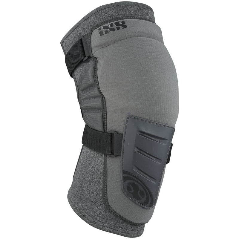 Load image into Gallery viewer, IXS Trigger Flow Zip Breathable Moisture- Knee pads (Grey, Large)- Knee Compression Sleeve Support for Men &amp; Women, Wicking Padded Protective Knee Guards, Youth Knee Pads, Knee Protective Gear - RACKTRENDZ
