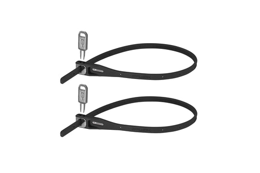 Hiplok Bike Lock's Z LOK Armoured Security Tie & Bike, Black, Twin Pack - RACKTRENDZ