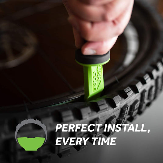 CushCore Bead Dropper - Bike Tire Lever, Makes Installing Tire Inserts Easier, Ergonomic Design, Strong & Durable Plastic, at-Home Installation (Bead Dropper) - RACKTRENDZ