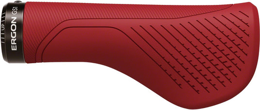 Ergon New GS1 EVO Ergonomic Bike Handlebar Grips, Chili Red/Small - RACKTRENDZ