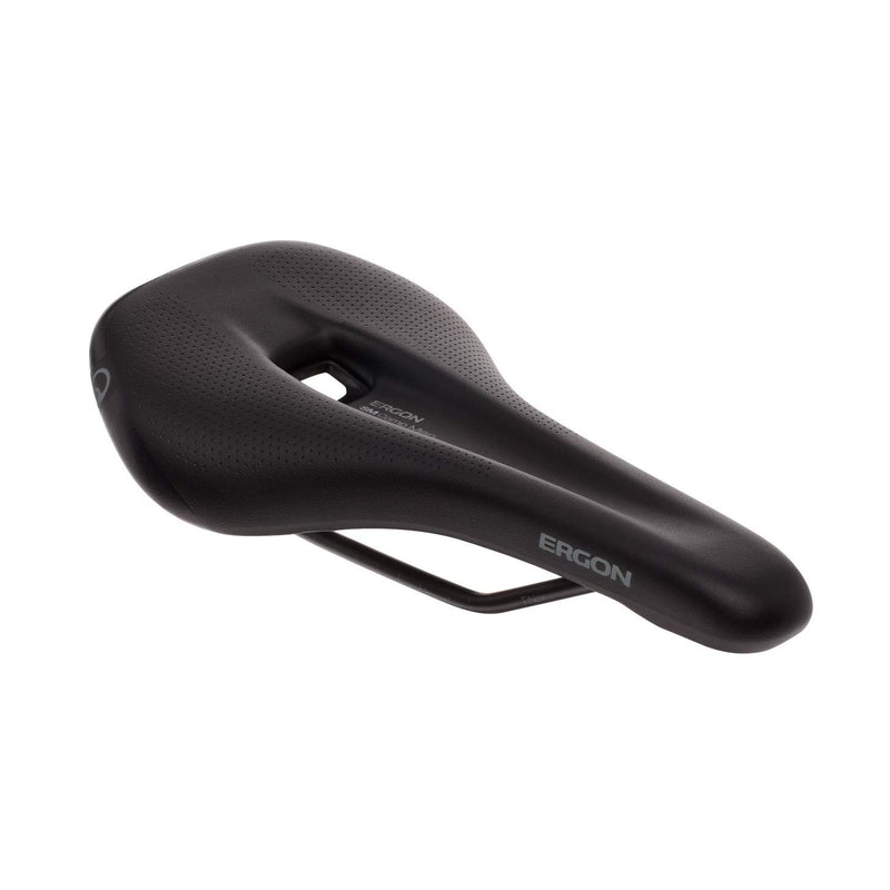 Load image into Gallery viewer, Ergon SM Comp Men’s Bike Saddle | Ergonomic Comfort | Mountain MTB/Trail | Stealth Black, Small/Medium - RACKTRENDZ
